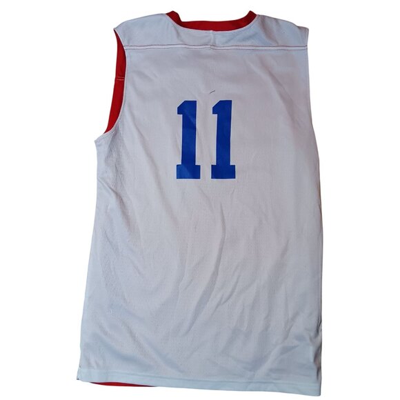 Small Los Angeles Clippers #11 Red White  NBA Jersey  By Augusta Sportswear - Picture 6 of 7